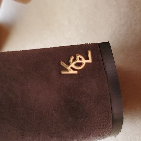 Kurt Geiger London Grey brown suede classic pump size 39 (US 8) sexy! - Picture 6 of 15